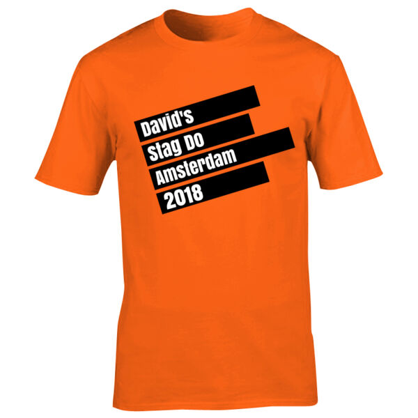 Black Strips Stag Design Thumbnail